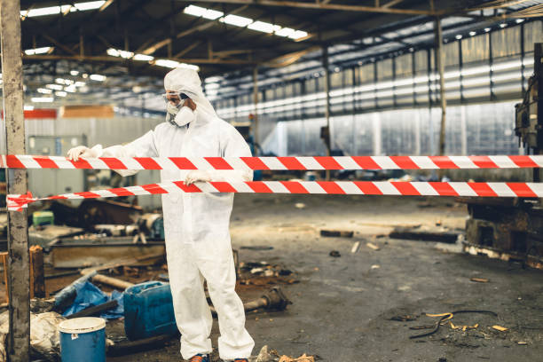 Professional Drug Lab Cleanup technician working in Stanton, MO